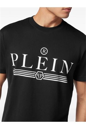 Black cotton T-shirt PHILIPP PLEIN | FADCMTK7443PJY002N02